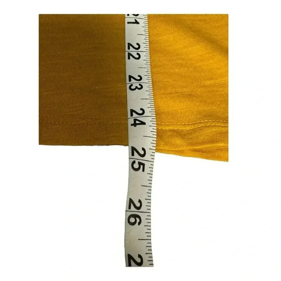 Banana Republic Women's XS Sleeveless Turtleneck Tank Top Marigold Yellow - Picture 7 of 7